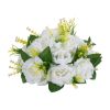 VEVOR Flower Balls Arrangement Bouquet 10 PCS, 9.5-Inch Diameter Artificial Flower Balls Wedding Rose Centerpieces