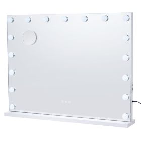 VEVOR Hollywood Vanity Mirror With Lights w/ USB Type C Desktop Wallmount 23.6in