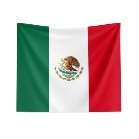 Mexico Flag Wall Hanging 34x40 inches