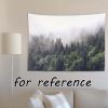 Misty Forest Wall Tapestry Bedroom Rental Dormitory Backdrop Decorative Wall Cloth Tapestry; 29x39 inch