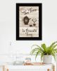 "Tea Time is Friend's Time" By Trendy Decor 4U, Ready to Hang Framed Print, Black Frame