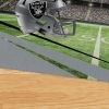 [Personalization Only] Official NFL Raiders - 62" x 84" Personalized Washable Rug