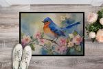 Bluebird Doormat Front Door Mat Indoor Outdoor Rugs for Entryway, Non Slip Washable Low Pile, 24H X 36W
