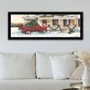 Trendy Decor 4U Preparing for Christmas Black Framed Wall Art for Living Room, Bedroom Wall Art Print for Home Decor by John Rossini