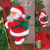 Christmas  Electric Climbing Santa with Music & LED Light