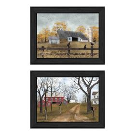 Trendy Decor 4U "Country Roads" Framed Wall Art, Modern Home Decor Framed Print for Living Room, Bedroom & Farmhouse Wall Decoration by Billy Jacobs (Color: AS PIC)