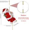 Christmas  Electric Climbing Santa with Music & LED Light
