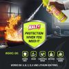 HALT! Handheld Fire Fighting Foam Spray – Non-Toxic, Easy to Use, Store, and Find in Emergency – Compact & Portable – Ideal for Home, Kitchen